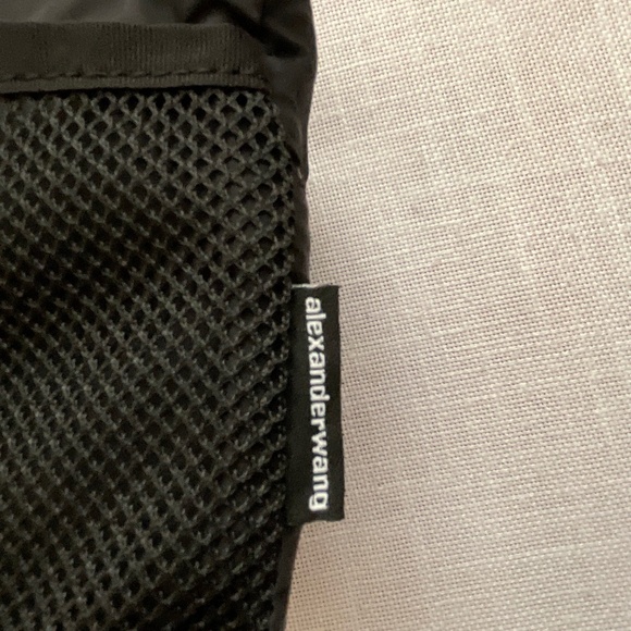 Alexander Wang Wangsport Front Logo Crossbody Black Nylon Bag NWOT - Picture 10 of 16